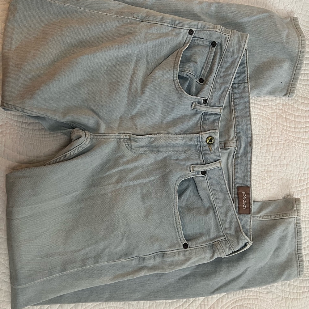 Bonobos Light Gray Denim Jeans
